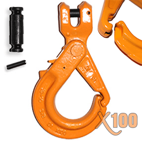X100® Grade 100 Clevis Self-Locking Hook