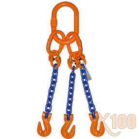 Triple Leg Grade 100 Chain Slings